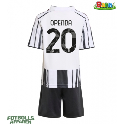 Juventus Lois Openda #20 Hemmaställ Barn 2025-26 Kortärmad (+ Korta byxor)